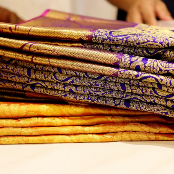 Banarasi Silk Saree with Rich Zari Weaving