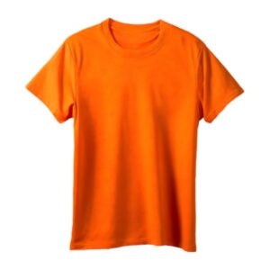 Orange Round Neck T-Shirt